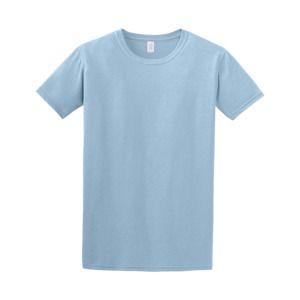 Gildan 64000 - T-Shirt Ring Spun For Men Light Blue