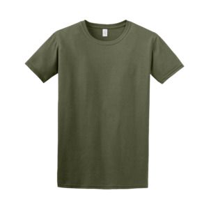 Gildan 64000 - T-Shirt Ring Spun For Men Military Green