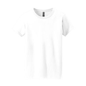 Gildan 5000L - T-shirt Coupe Missy pour Femme Blanc