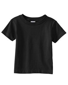 Rabbit Skins 3401 - Infant 5.5 oz. Short-Sleeve Jersey T-Shirt Black