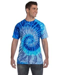 Tie-Dye CD100 - 5.4 oz., 100% Cotton Tie-Dyed T-Shirt Blue Jerry