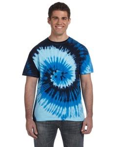 Tie-Dye CD100 - 5.4 oz., 100% Cotton Tie-Dyed T-Shirt Blue Ocean