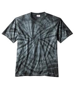 Tie-Dye CD100 - 5.4 oz., 100% Cotton Tie-Dyed T-Shirt Spider Black