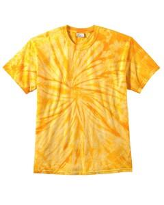 Tie-Dye CD100 - 5.4 oz., 100% Cotton Tie-Dyed T-Shirt Spider Gold