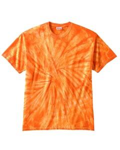 Tie-Dye CD100 - 5.4 oz., 100% Cotton Tie-Dyed T-Shirt Spider Orange