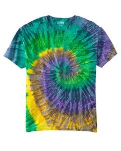 Tie-Dye CD100 - 5.4 oz., 100% Cotton Tie-Dyed T-Shirt Mardi Gras
