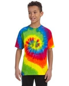Tie-Dye CD100Y - Youth 5.4 oz., 100% Cotton Tie-Dyed T-Shirt Moondance