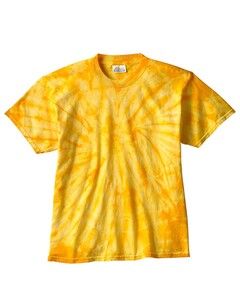 Tie-Dye CD100Y - Youth 5.4 oz., 100% Cotton Tie-Dyed T-Shirt Spider Gold