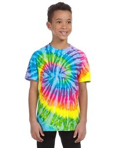 Tie-Dye CD100Y - Youth 5.4 oz., 100% Cotton Tie-Dyed T-Shirt Saturn