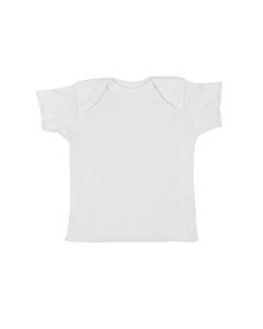 Rabbit Skins R3400 - Infant 5 oz. Baby Rib Lap Shoulder T-Shirt Blanca