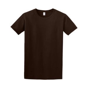 Gildan 64000 - T-Shirt Ring Spun For Men Dark Chocolate