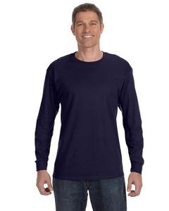 Jerzees 29L - 5.6 oz., 50/50 Heavyweight Blend™ Long-Sleeve T-Shirt  Navy