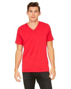 Bella+Canvas 3005 - Unisex Jersey Short-Sleeve V-Neck T-Shirt Red