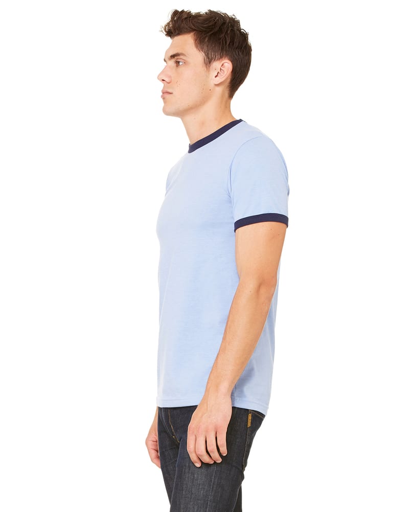 Bella+Canvas 3055C - Men’s Jersey Short-Sleeve Ringer T-Shirt
