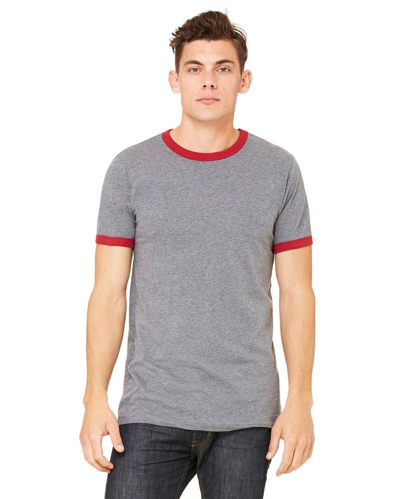 Bella+Canvas 3055C - Men’s Jersey Short-Sleeve Ringer T-Shirt