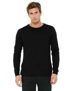 Bella+Canvas 3501 - Men’s Jersey Long-Sleeve T-Shirt Black