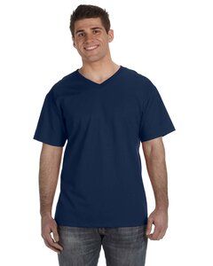 Fruit of the Loom 39VR - T-shirt 100% Heavy cottonMD,  8,3 oz de MD avec encolure en V J. Navy
