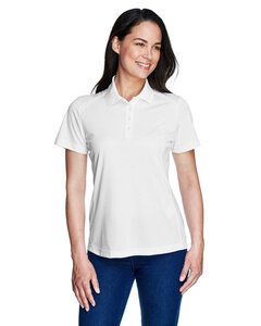 Ash City Extreme 75108 - Shield Ladies’ Snag Protection Solid Polo Blanca