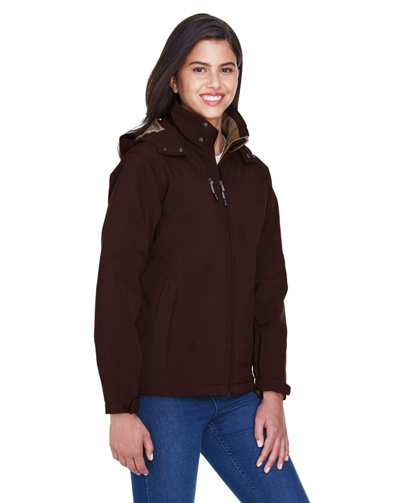 Ash City North End 78080 - Glacier Ladies' Insulated Soft Shell Jacket With Detachable Hood