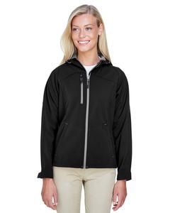 Ash City North End 78166 - Prospect Ladies' Soft Shell Jacket With Hood Black