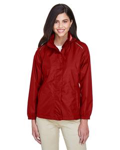 Ash City Core 365 78185 - Climate Tm Ladies' Seam-Sealed Lightweight Variegated Ripstop Jacket Classic Red