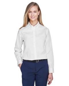 Ash City Core 365 78193 - Operate Pour Femme Chemises En Twill Core 365™ À Manches Longues Blanc