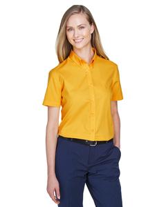 Ash City Core 365 78194 - Optimum Core 365™ Ladies' Short Sleeve Twill Shirts Campus Gold