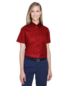 Ash City Core 365 78194 - Optimum Core 365™ Ladies' Short Sleeve Twill Shirts Classic Red