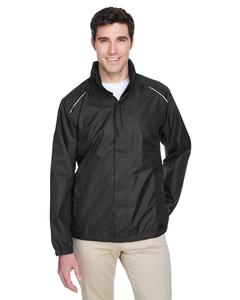 Ash City Core 365 88185 - Climate Tm Men's Seam-Sealed Lightweight Variegated Ripstop Jacket Black