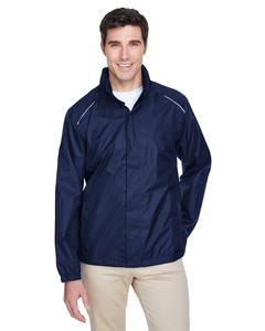 Ash City Core 365 88185 - Climate Tm Men's Seam-Sealed Lightweight Variegated Ripstop Jacket Classic Navy