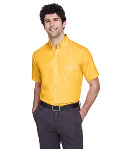 Ash City Core 365 88194 - Optimum Pour Hommes Chemises En Twill Core 365™ À Manches Courtes Campus Gold