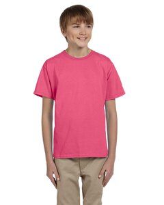 Gildan G200B - T-shirt pour enfant Ultra CottonMD, 10 oz de MD (2000B) Rose Sécurité