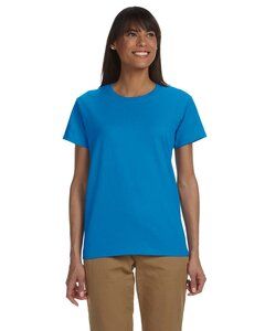 Gildan G200L -  T-shirt pour femme Ultra CottonMD, 6 oz de MD Saphir