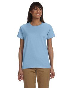 Gildan G200L -  T-shirt pour femme Ultra CottonMD, 6 oz de MD Bleu ciel