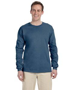 Gildan G240 - Ultra Cotton® 6 oz. Long-Sleeve T-Shirt (2400) Indigo Blue
