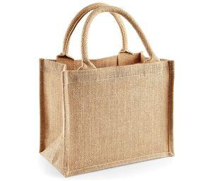 Westford Mill WM412 - Jute mini gift bag Natural