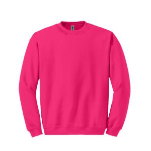 Gildan 18000 - Wholesale Crewneck Sweatshirt 8 oz. Safety Pink