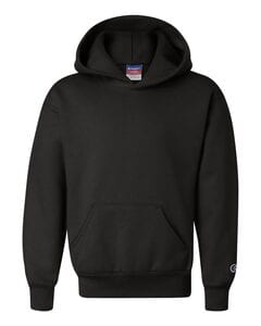 Champion S790 - Eco Youth Hooded Sweatshirt Negro
