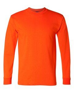 Bayside 2955 - Union-Made Long Sleeve T-Shirt Bright Orange