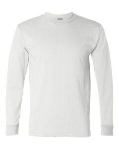 Bayside 2955 - Union-Made Long Sleeve T-Shirt Blanca