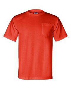 Bayside 3015 - Union-Made Short Sleeve T-Shirt with a Pocket Bright Orange