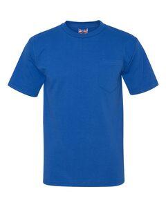 Bayside 3015 - Union-Made Short Sleeve T-Shirt with a Pocket Royal Blue