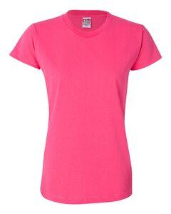 Bayside 3325 - Ladies' USA-Made Short Sleeve T-Shirt Bright Pink