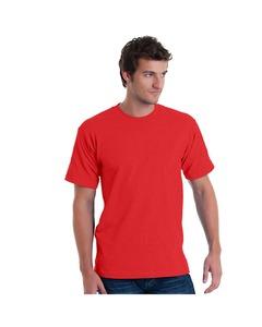 Bayside 5040 - USA-Made 100% Cotton Short Sleeve T-Shirt Roja