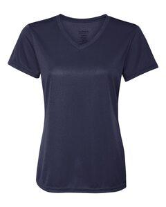 Augusta Sportswear 1790 - Ladies' V-Neck Wicking T-Shirt Navy