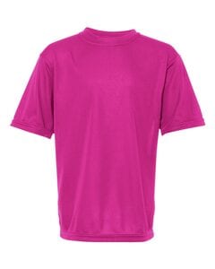 Augusta Sportswear 791 - Remera para chicos de poliéster absorbente Power Pink