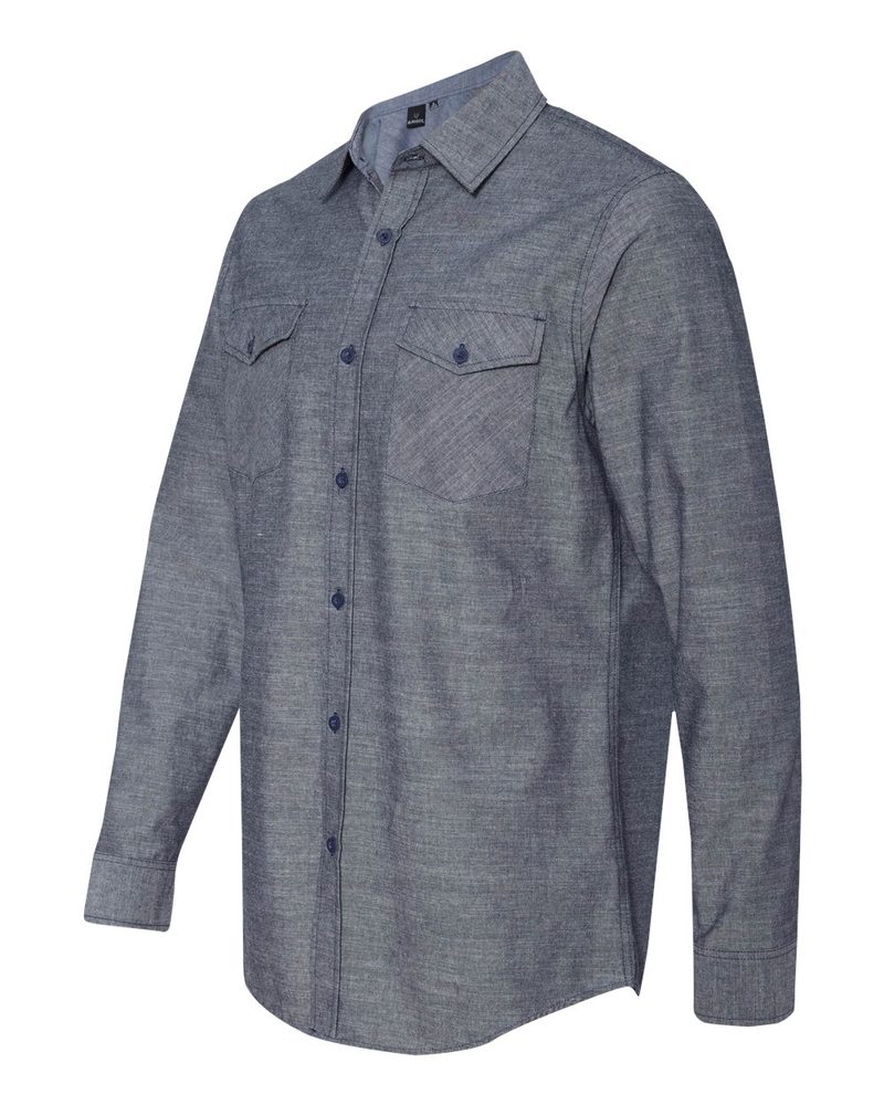 Burnside B8255 - Chambray Long Sleeve Shirt