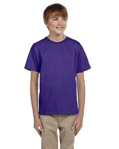 Fruit of the Loom 3930BR - Youth Heavy Cotton HD™ T-Shirt Púrpura