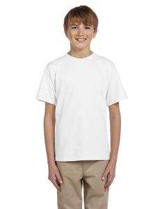 Fruit of the Loom 3930BR - Youth Heavy Cotton HD™ T-Shirt Blanca