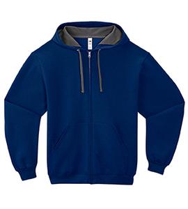 Fruit of the Loom SF73R - SofSpun Hooded Full-Zip Sweatshirt Admiral Blue